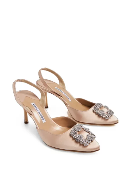 Pantofi cu toc Manolo Blahnik cu cataramă