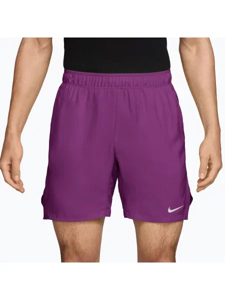Pantaloni scurți de tenis pentru bărbați Nike Court Victory bold berry/white alb