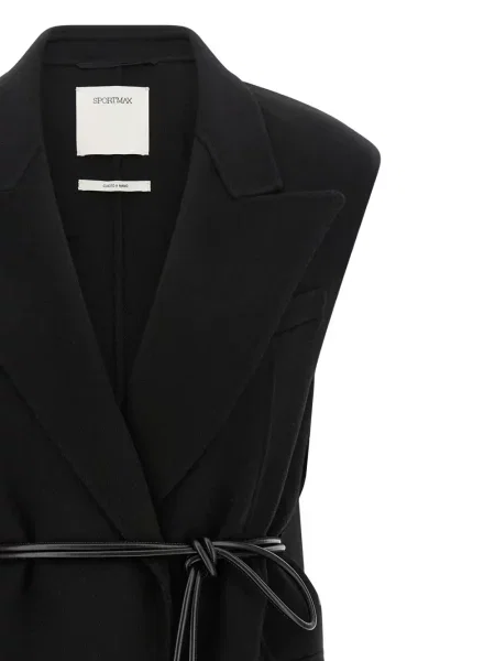 Sacou Sportmax fără mâneci negru