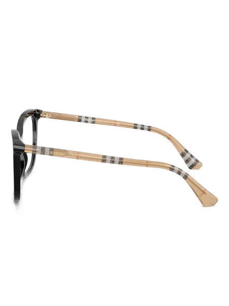 Ochelari de soare Burberry Eyewear cu imprimeu geometric negru