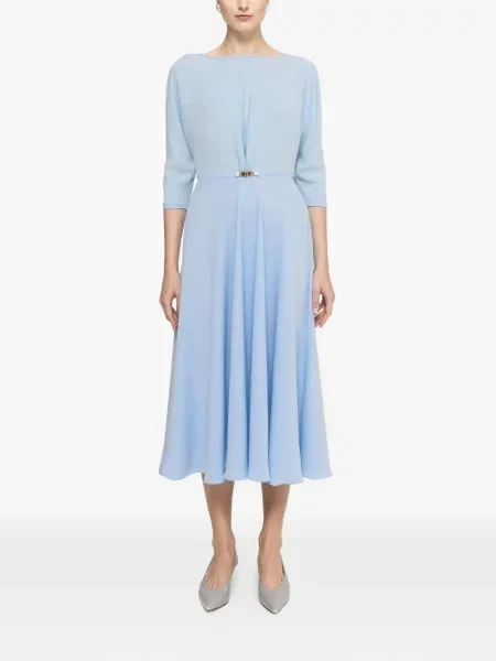 Sukienka Nissa z perełkami niebieska