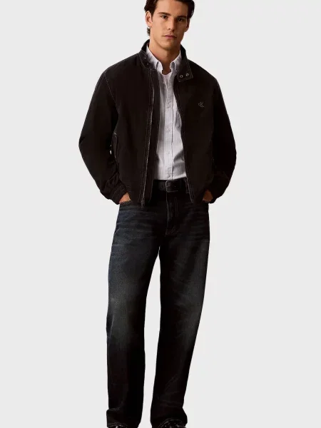 Прямі джинси Calvin Klein Jeans чорні