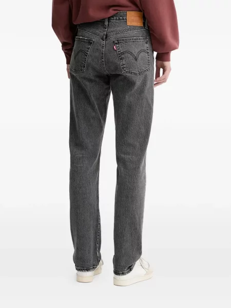 Blugi drepți Levi's® cu dungi negru