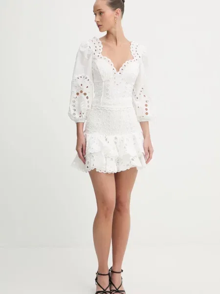 Charo Ruiz Ibiza spódnica Nerissa biała