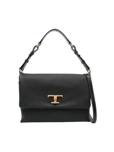 Torebka skórzana Tod's skórzana czarna