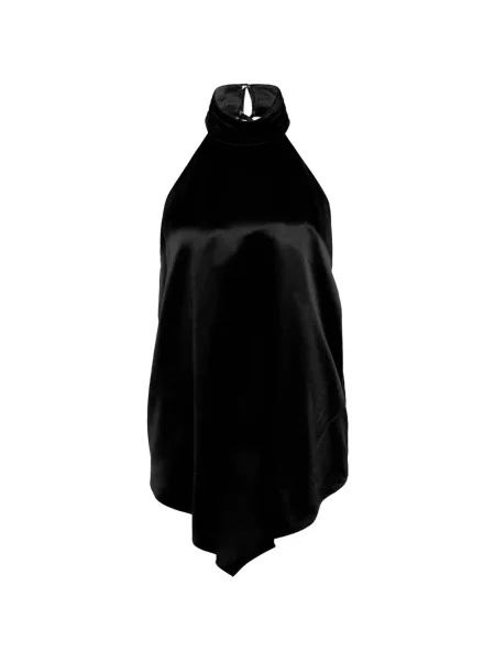 Top Club21 Collection cu gât halter negru