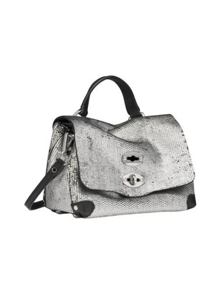 Torebka Zanellato skórzana szara