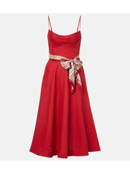 Rochie midi Zimmermann de in până la genunchi de costum roșu