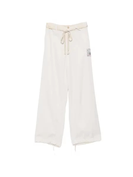 Pantaloni Maison Mihara Yasuhiro din satin