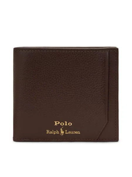 Peňaženka Polo Ralph Lauren Tmavo hnedá