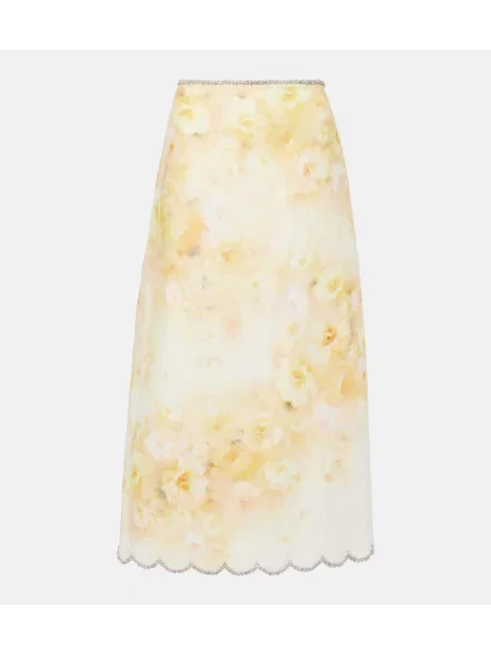 Fusta maxi Zimmermann de in galben
