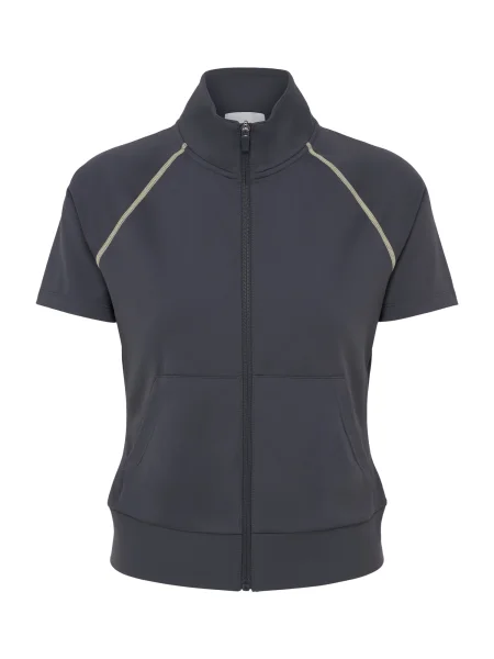 LeGer by Lena Gercke Pletena jopa Sigrid svetlo rumena / temno siva