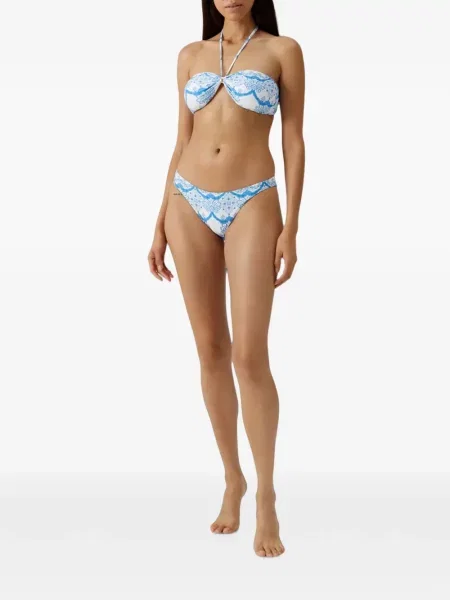 Virágos bikini Melissa Odabash nyomtatás fehér