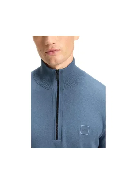 Sweter Boss Orange niebieski