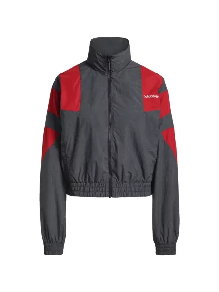 Top Adidas cu dungi cu perforații negru