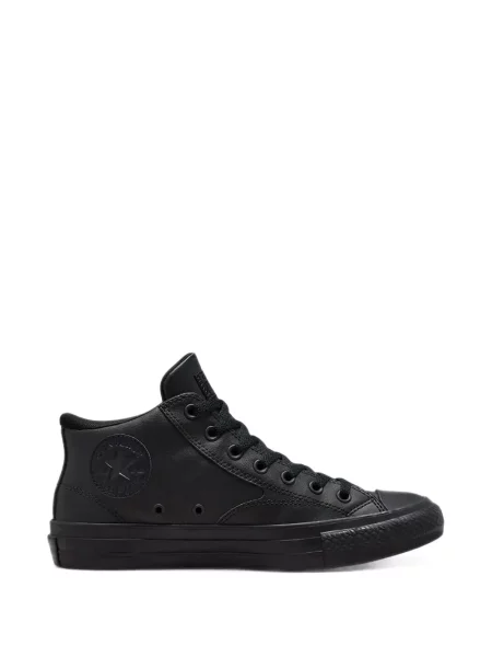 Sneakerși Converse Chuck Taylor All Star cu platformă din piele de căprioară streetstyle negru