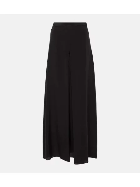 Jedwabna maksi spódnica maxi Fforme czarna