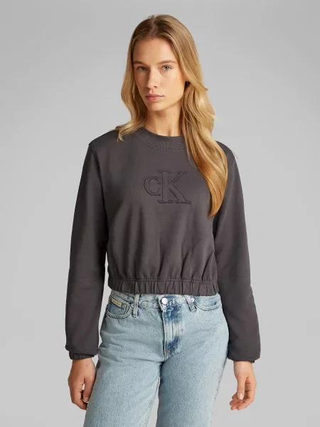 Calvin Klein Jeans mikina sivá