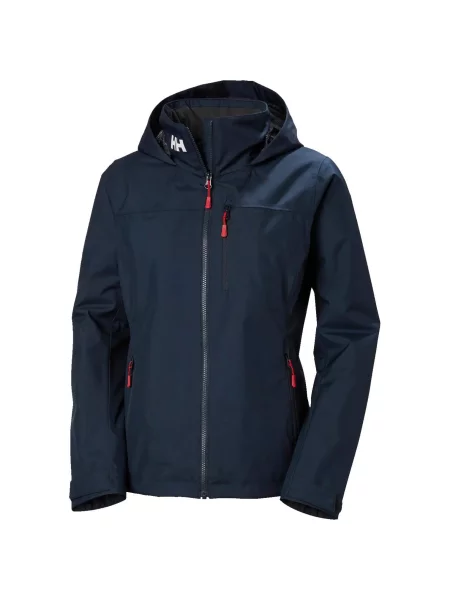 Wodoodporna kurtka z kapturem Helly Hansen Crew niebieska
