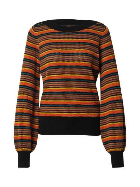 King Louie Pulover Audrey Bell albastru închis / portocaliu / roșu negru