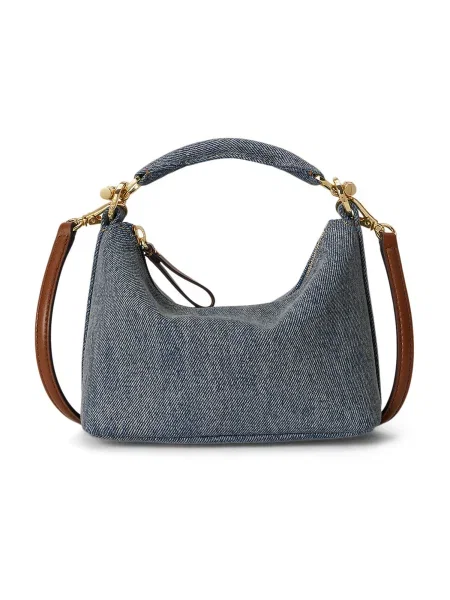 LAUREN RALPH LAUREN De blugi geantă pe umăr Blaike mini cu adaos de piele albastru