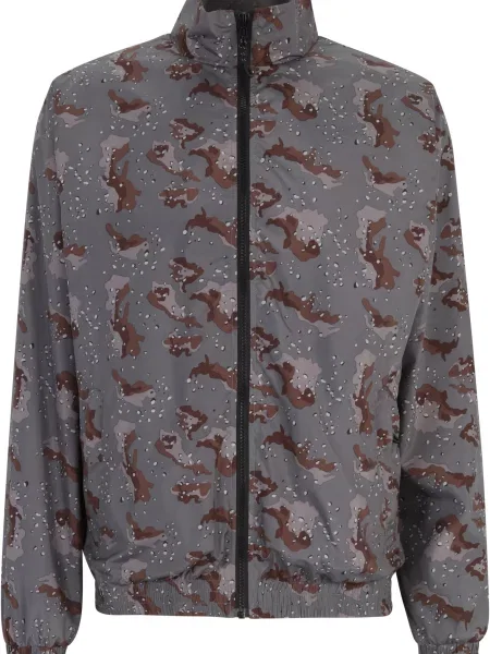 Maskáčový bežecká bunda Urban Classics sivá