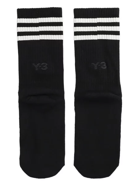 Șosete Y-3 cu broderie negru