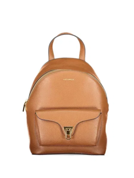 Rucsac Coccinelle din piele maro