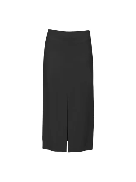 Spódnica midi Carven do kolan czarna