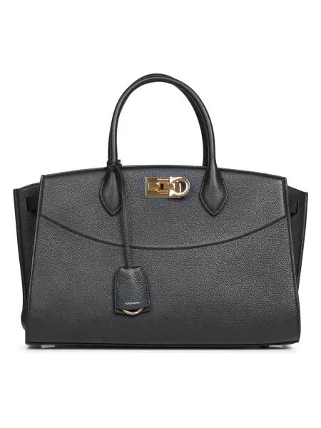 Shopperka Ferragamo czarna
