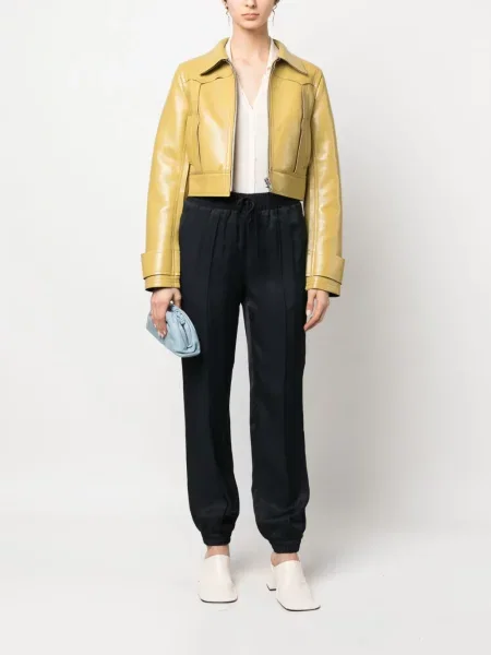 Kūginis kelnės Jil Sander mėlyna