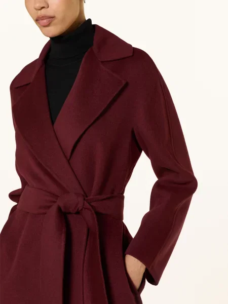Max Mara Studio Płaszcz Wełniany Cles rot