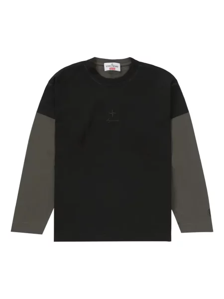 Tricou Supreme cu strasuri negru