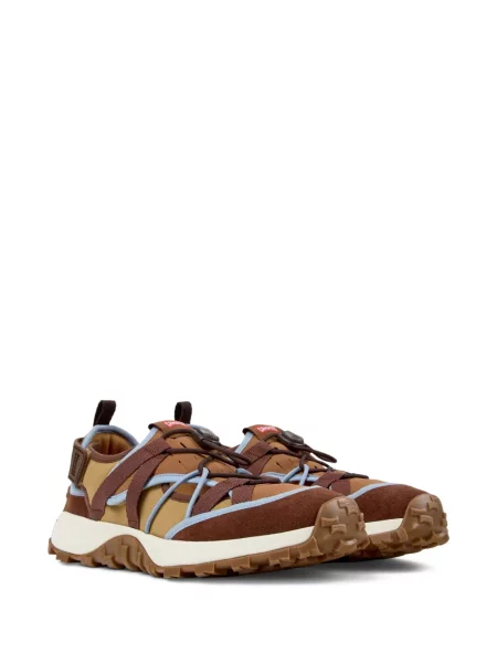 Sneakerși Camper cu bretele maro