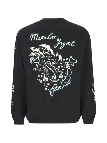 Tricou Moncler cu imagine negru
