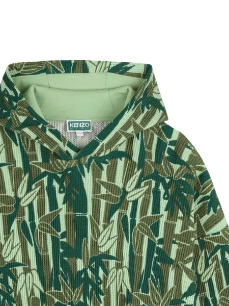 Суичър с качулка Kenzo зелено