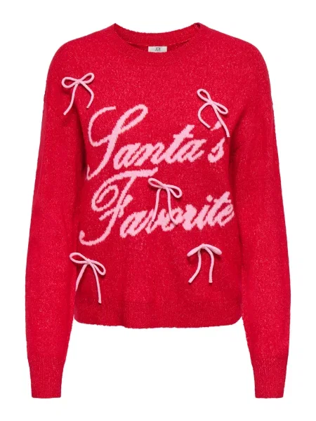 JDY Pulover JDYNOEL X-MAS / sângeriu roz
