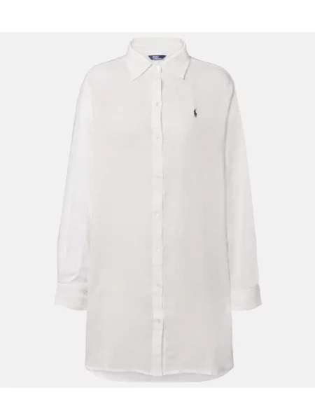 Cămașă Polo Ralph Lauren de in alb