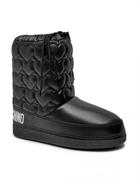 Love Moschino Căptușite bocanci negru