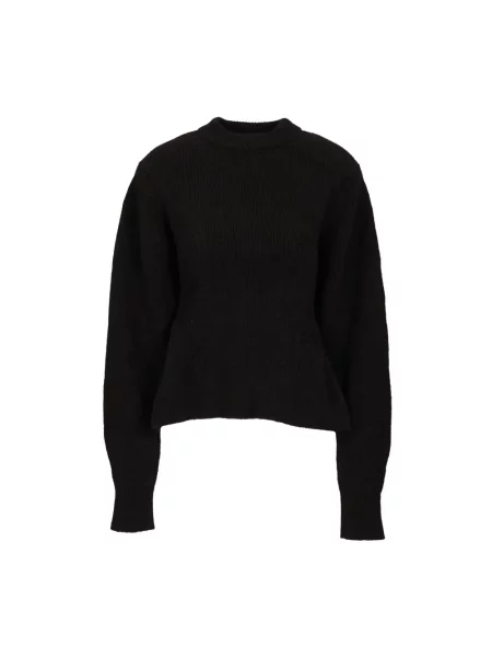 Rotate sweter z wełną czarny