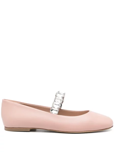 Balerini Casadei de cristal roz