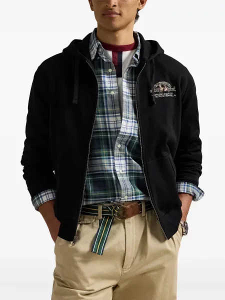 Μικρός κασκέτο Polo Ralph Lauren με χαμηλή μέση υφαίνω διαγωνίως πράσινο