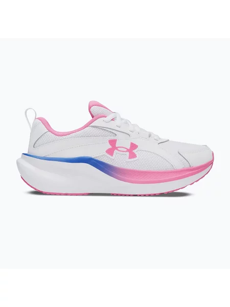Дамски обувки за бягане Under Armour Assert 11 white/pink frenzy/pink frenzy бяло