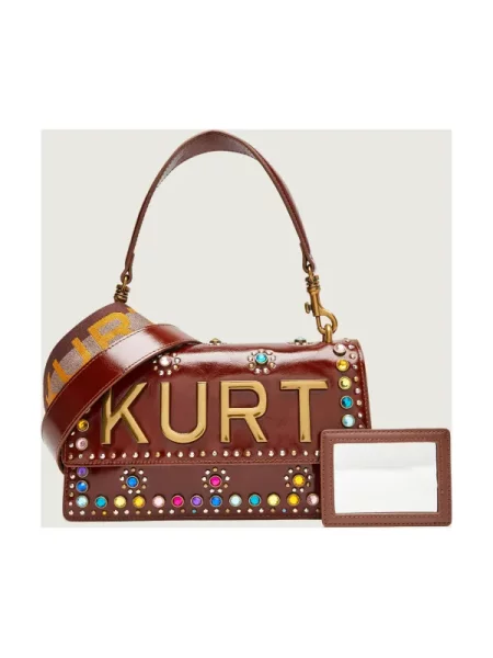 Geanta crossbody Kurt Geiger din piele maro