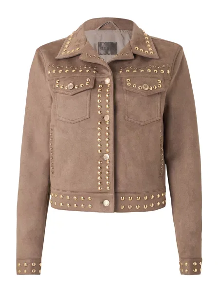 GUESS Geacă de primăvară-toamnă deschis / auriu maro