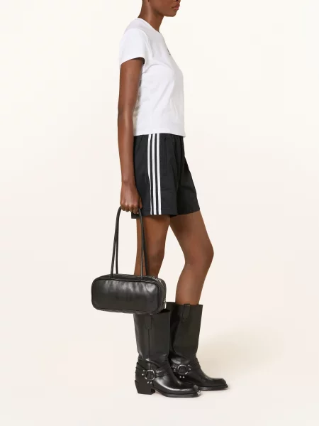 Spodnie treningowe z elastycznym pasem i wyhaftowanym logo Adidas Originals czarne