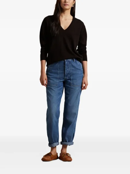 Căciulă Polo Ralph Lauren cu broderie tricotate de costum albastru