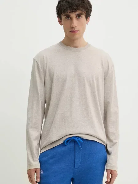 Tricou mânecă lungă Samsøe Samsøe gri