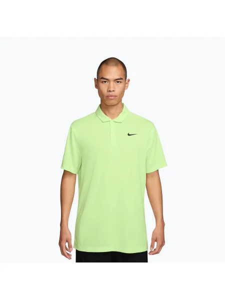 Tricou de tenis pentru bărbați Nike Court Dri-Fit Polo Solid light liquid lime/black negru