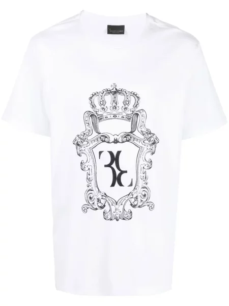 Tricou Billionaire cu imagine alb